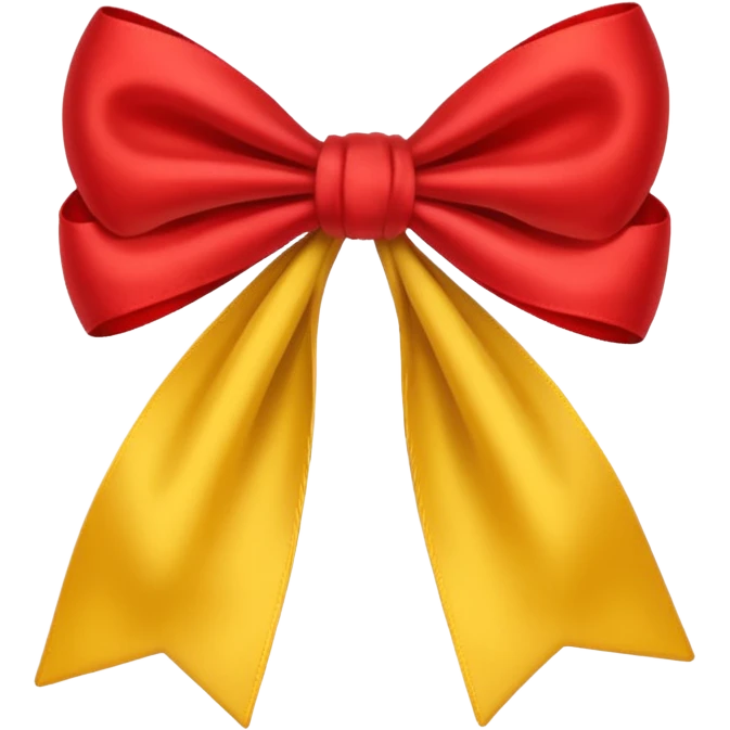 🎀+red=yellow emoji