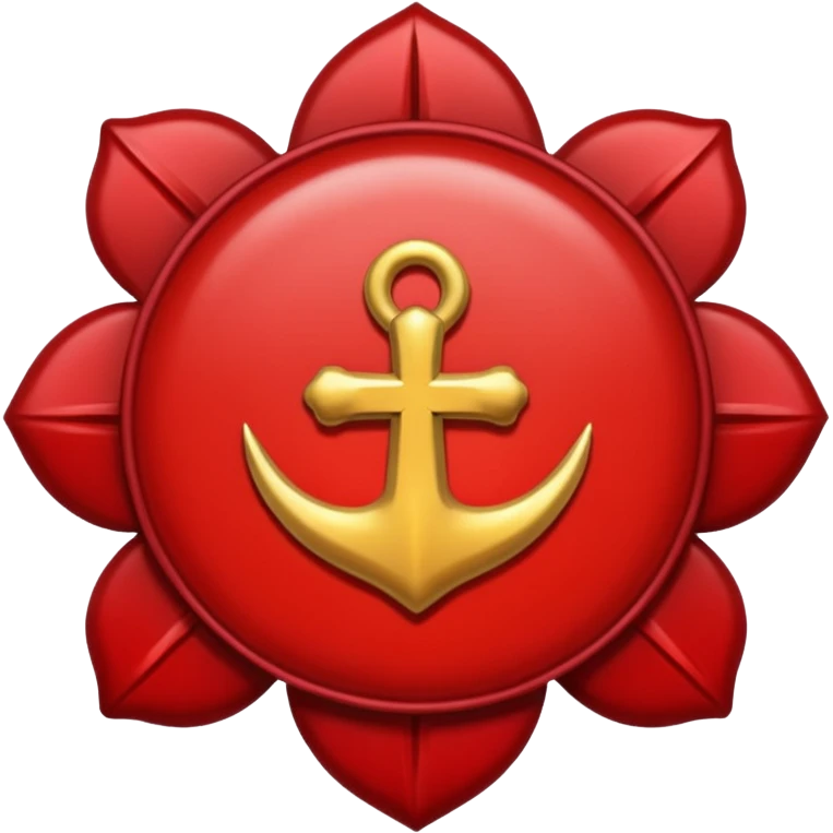 Symbol of sacrifice in berserk in red colour emoji