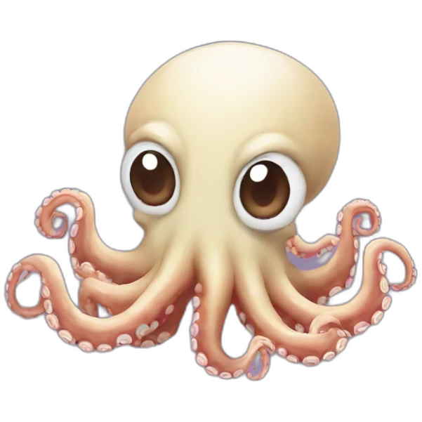 octopus with mushroom emoji