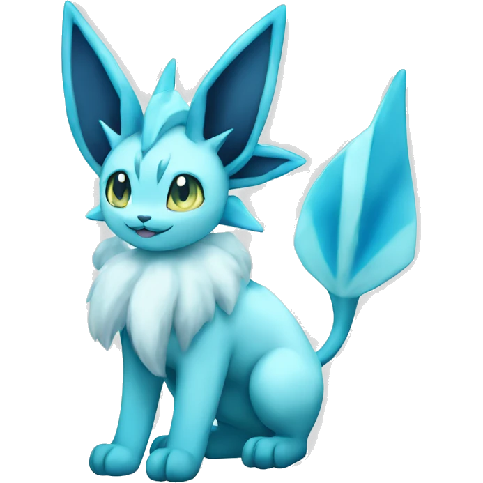 Glaceon-Vaporeon full body emoji