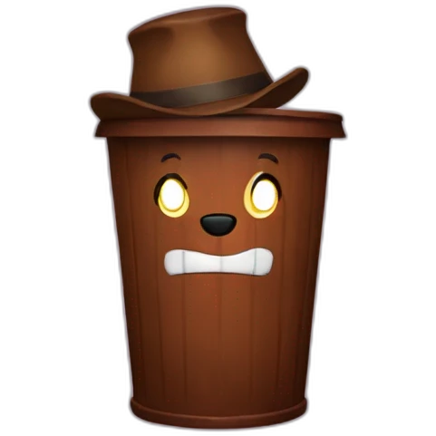 freddy fazbear trashcan emoji