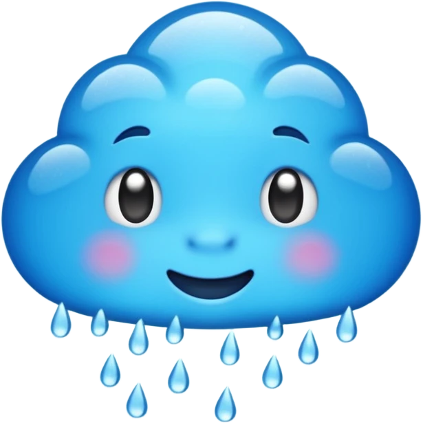Rain emoji getting soaked emoji