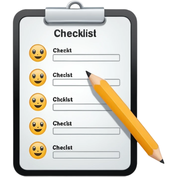 Checklist emoji