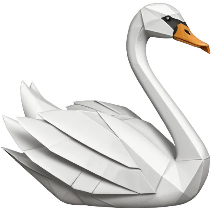 Origami swan like Prison Break version which Michel Scolfild made one. emoji