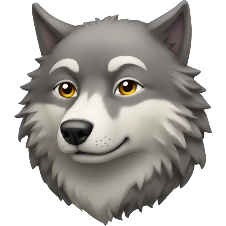 Wolfs huging emoji