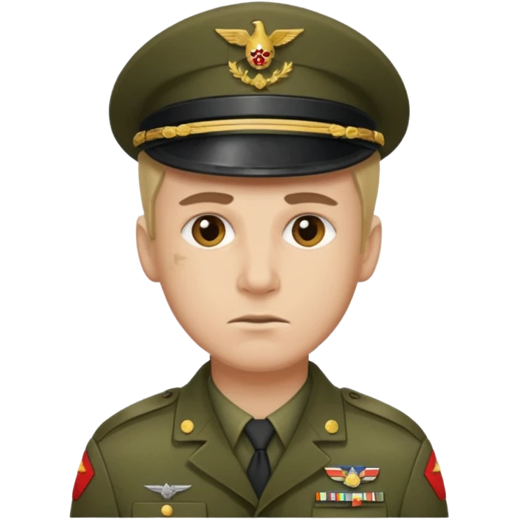 Сталкер. Мужчина в военной форме emoji