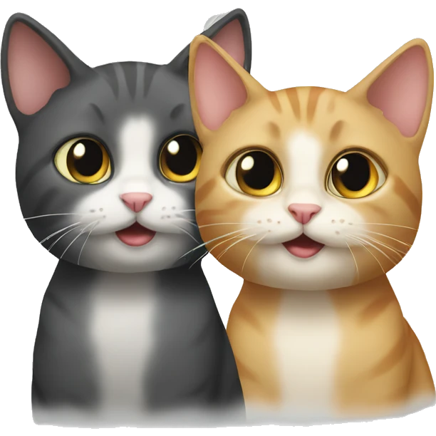 Two cat emoji