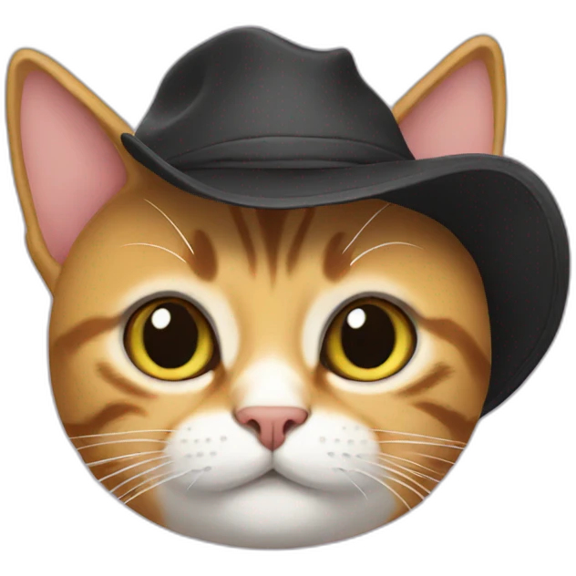 cat hat emoji