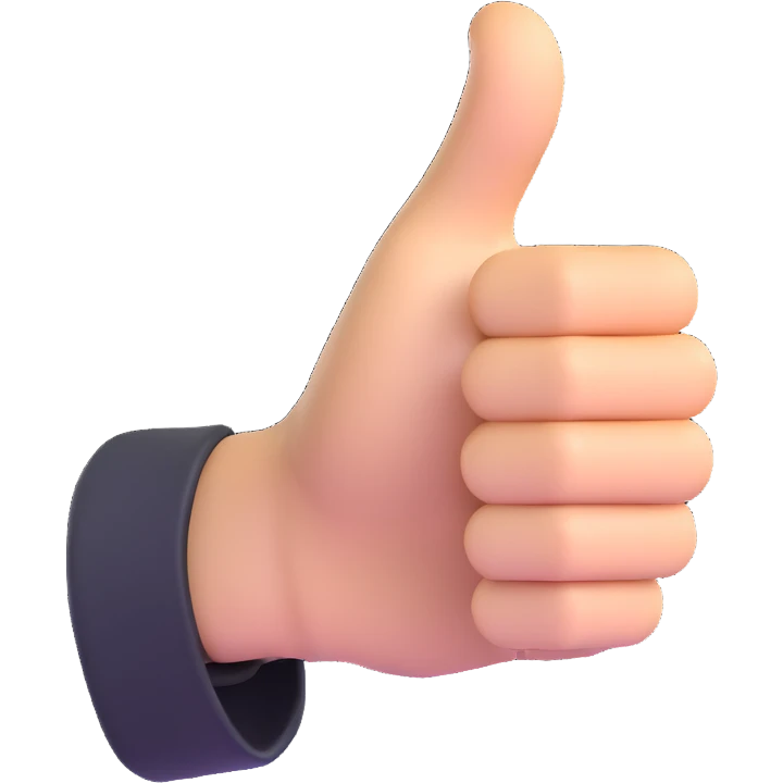 thumbs up emoji