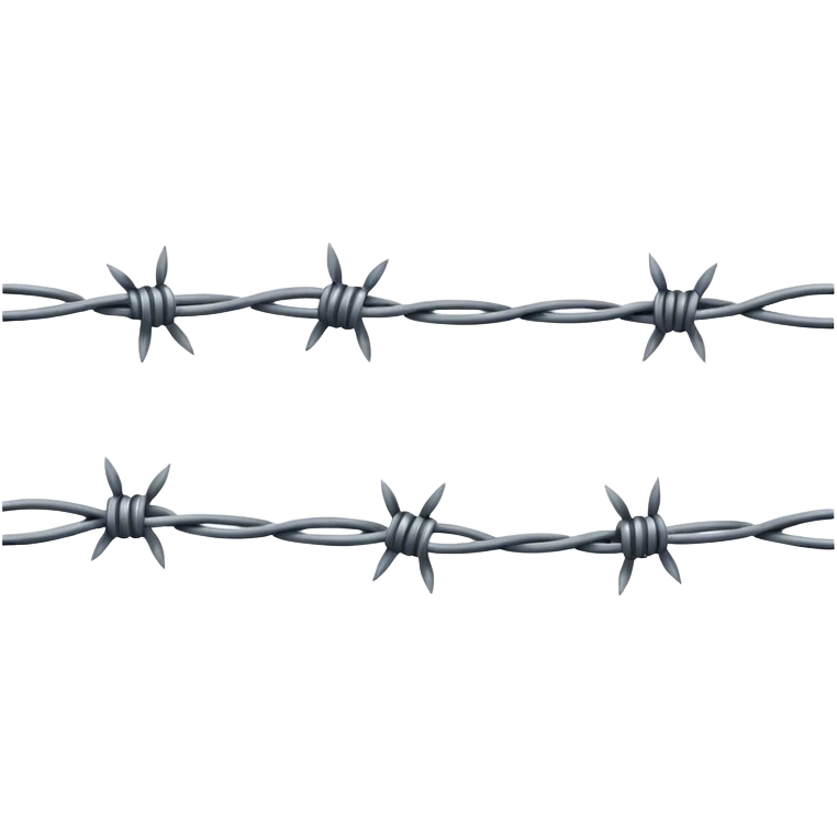 horizontal barb wire emoji