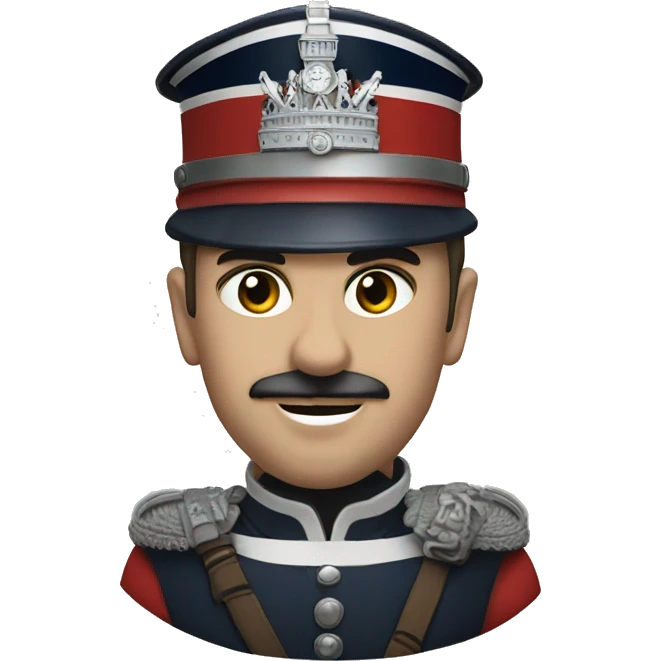 head shot ofRoyal guard of great britain  emoji