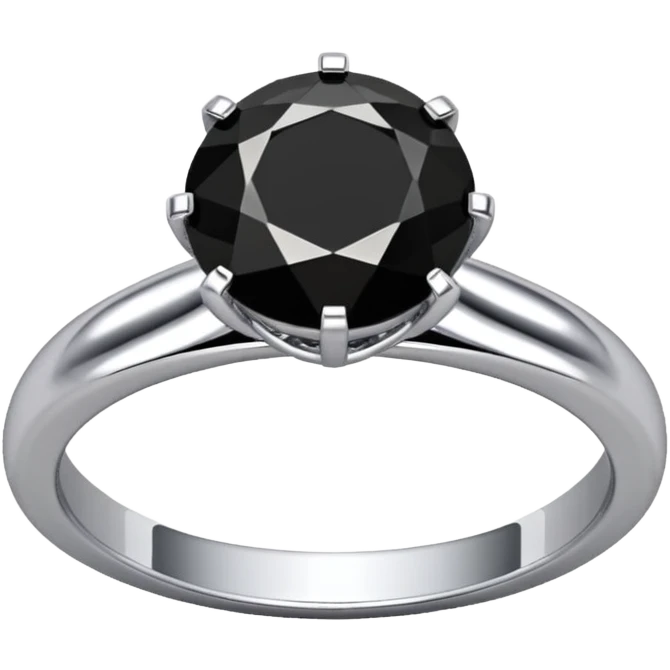 black diamond ring emoji