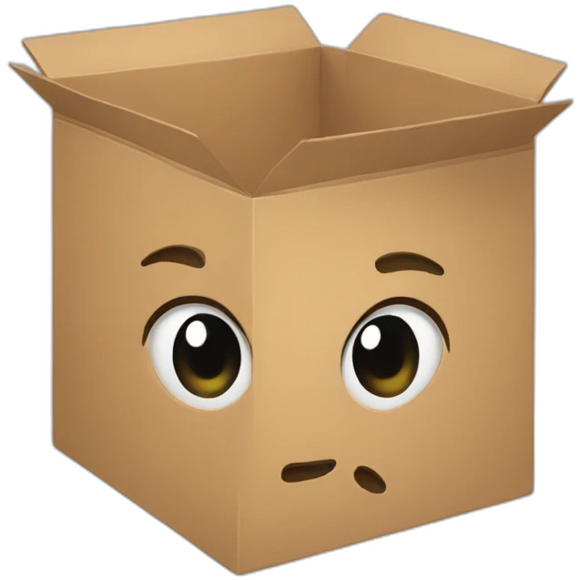 head inside a box emoji