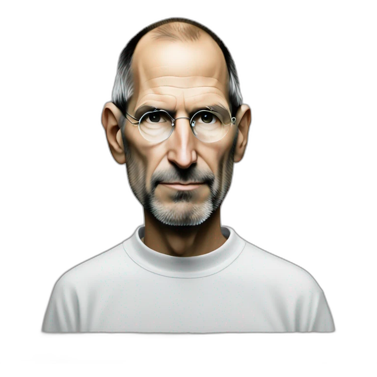 Paint steve jobs by Banksy emoji