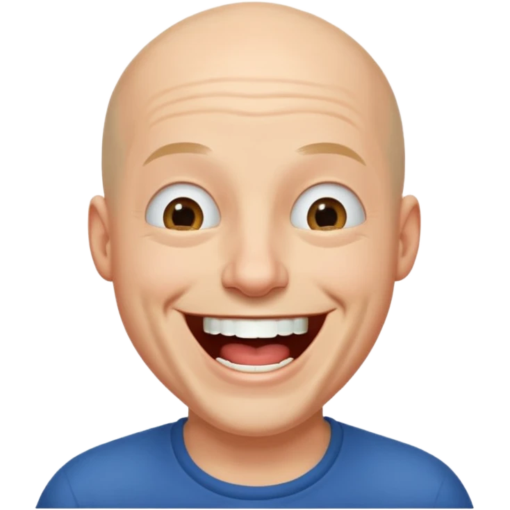 a bald man, Eli Ben-Sasson ROFL emoji
