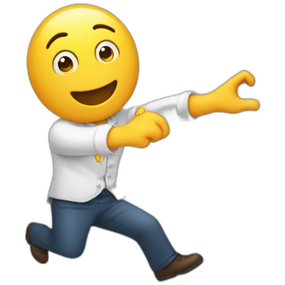 Mano sacando 4 dedos emoji