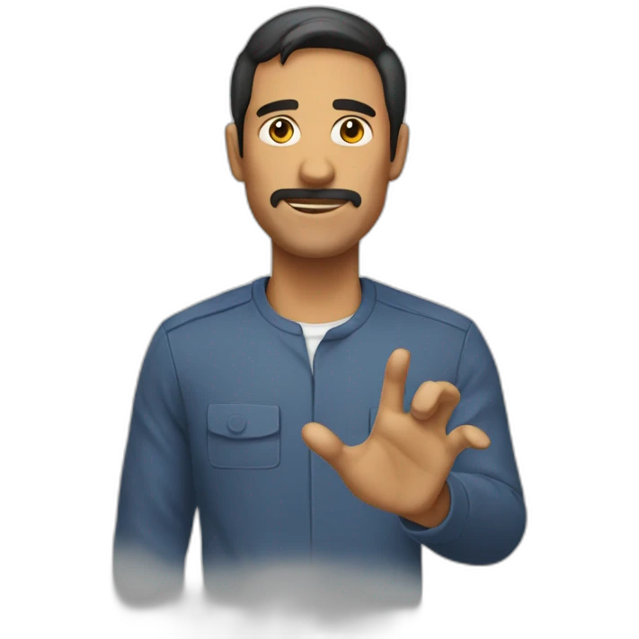 creación de Adán manos emoji