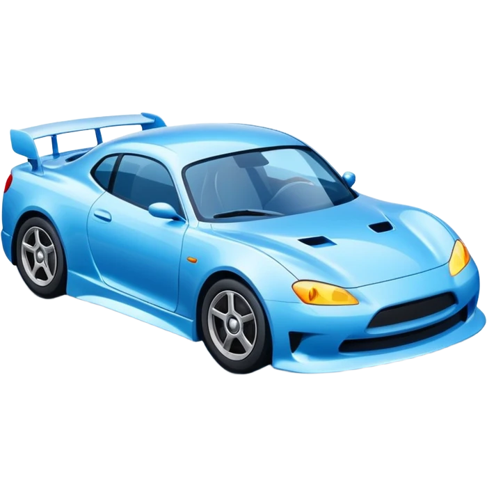 Car on ice emoji