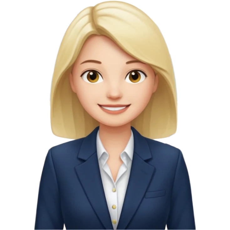 Настя как будто главная в офисе emoji