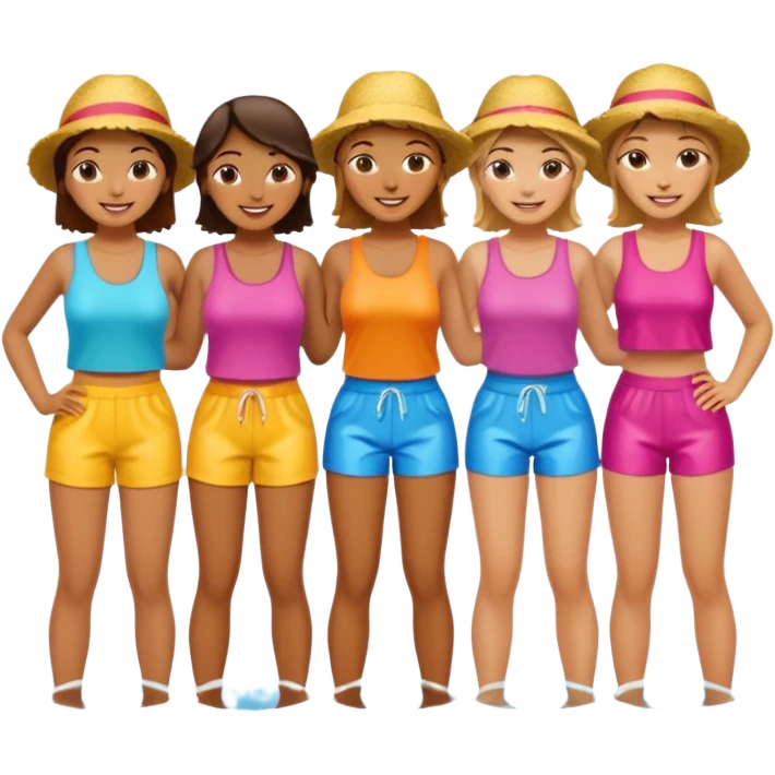 summer wet women emoji