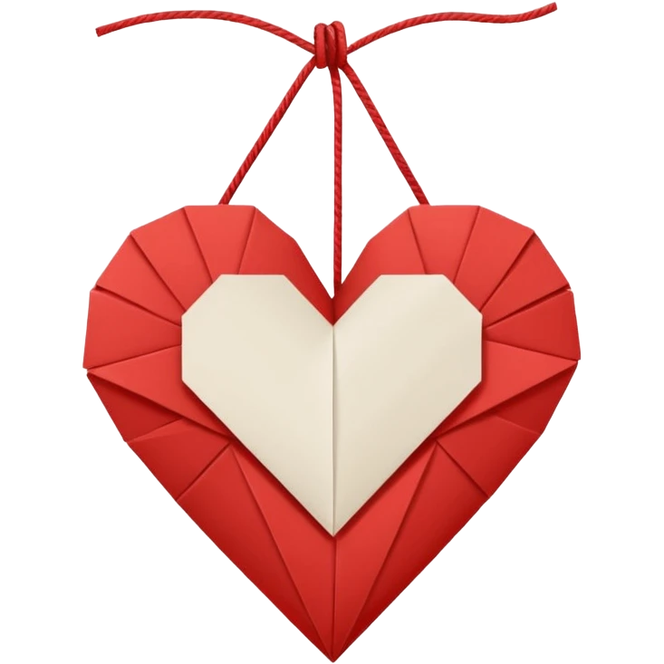  string paper heart  emoji