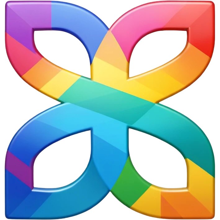 A rainbow swastika emoji