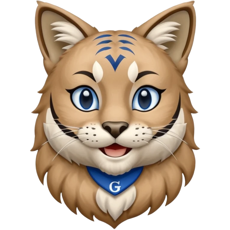 Georgia College and State University Bobcat mascot emoji copy and paste emoji