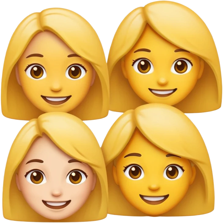 Girls emoji sticker emoji