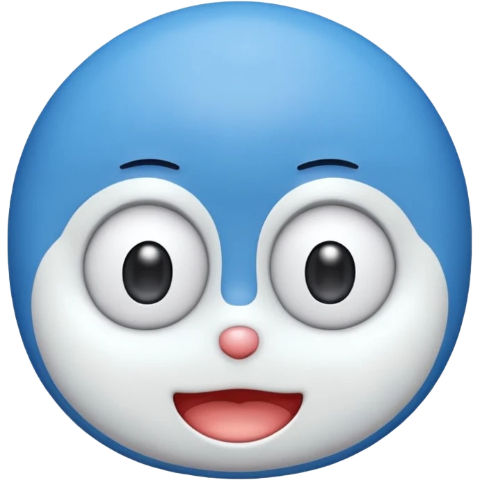 Make some emoji which looks like a pretty doraemon emoji