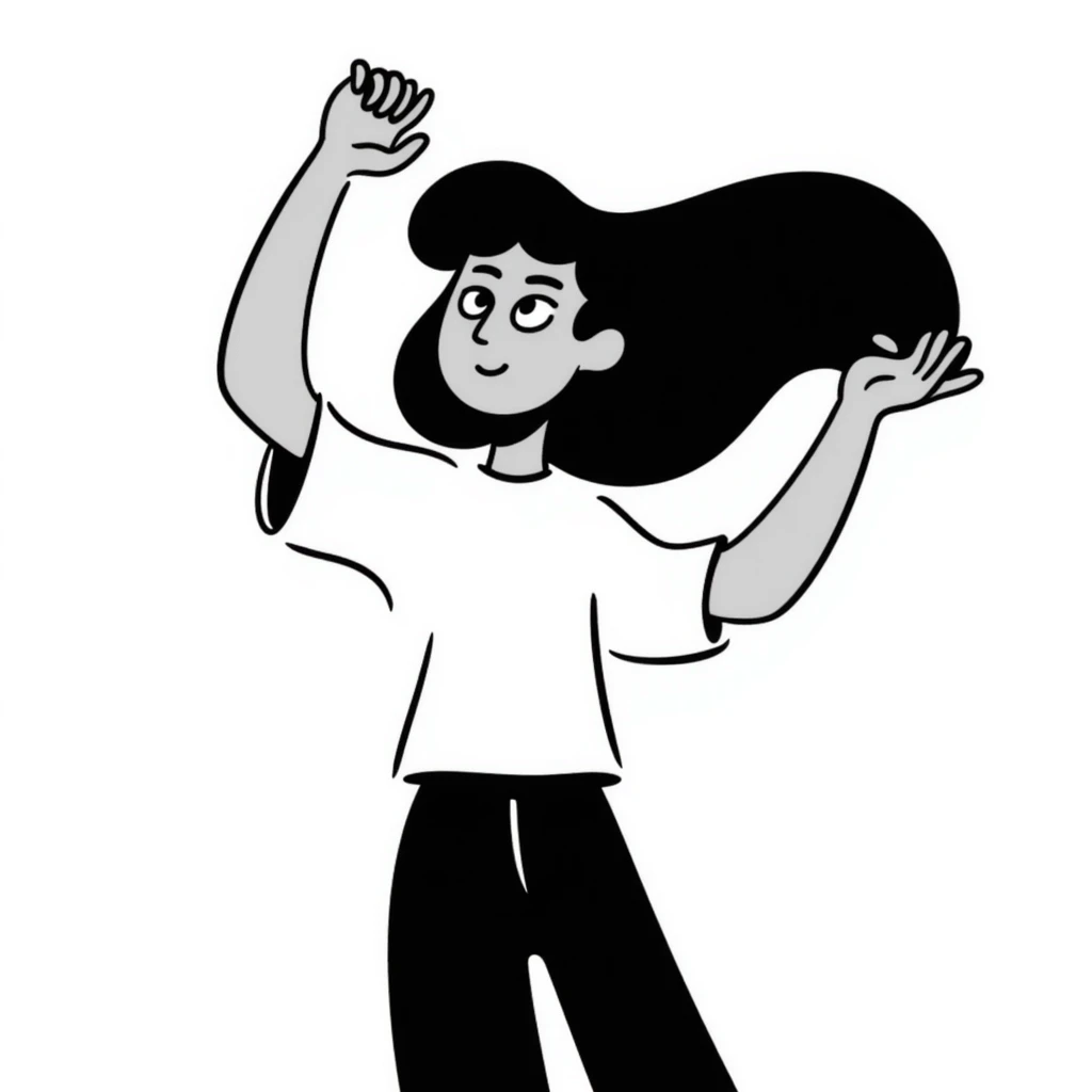 hairflip gesture emoji