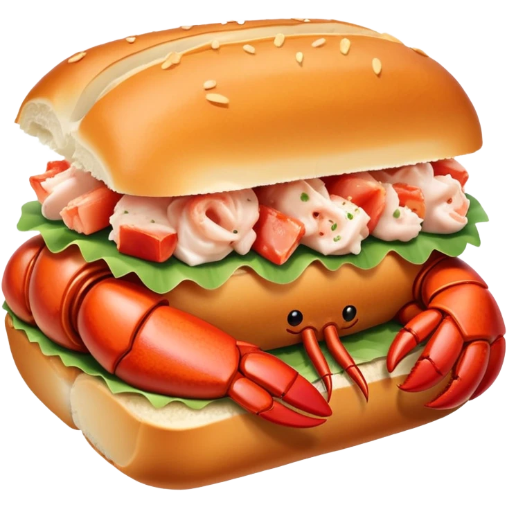 Lobster roll emoji