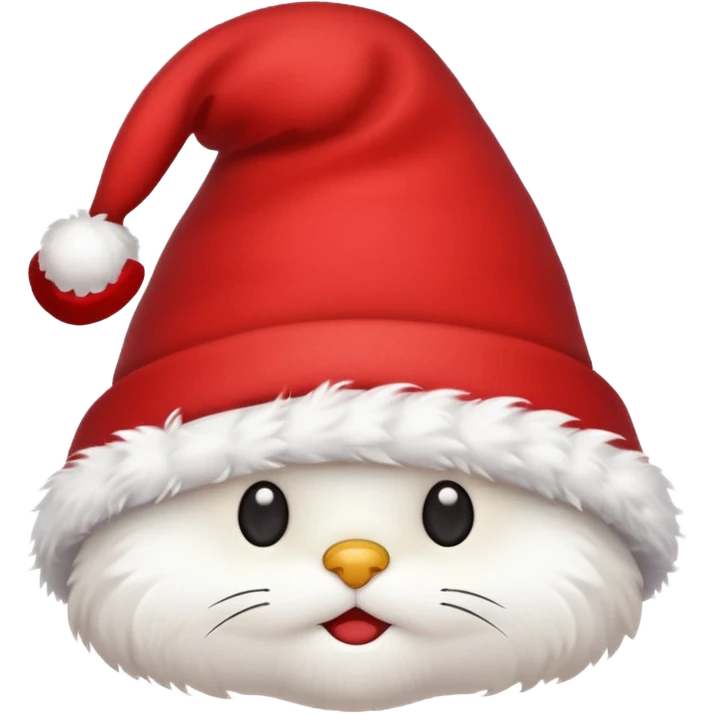 christmas hat for a website log emoji