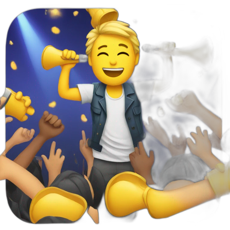 Music concert emoji