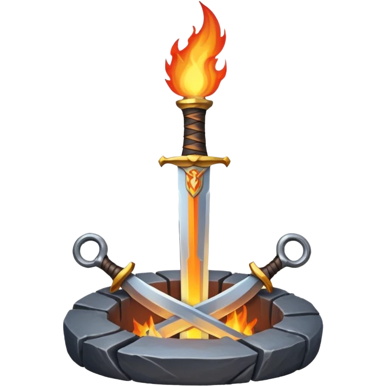 A sword forge emoji