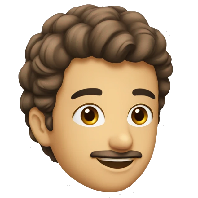 طفل لديه شعر طويل جدا emoji