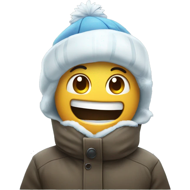 Excited freezing cold  emoji