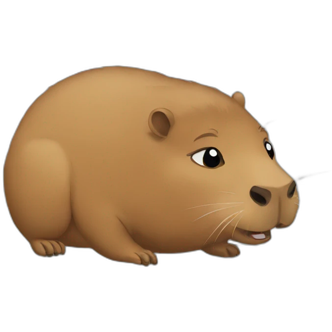Capybara cry emoji