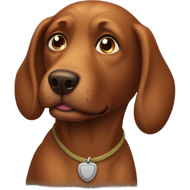 brown dog emoji