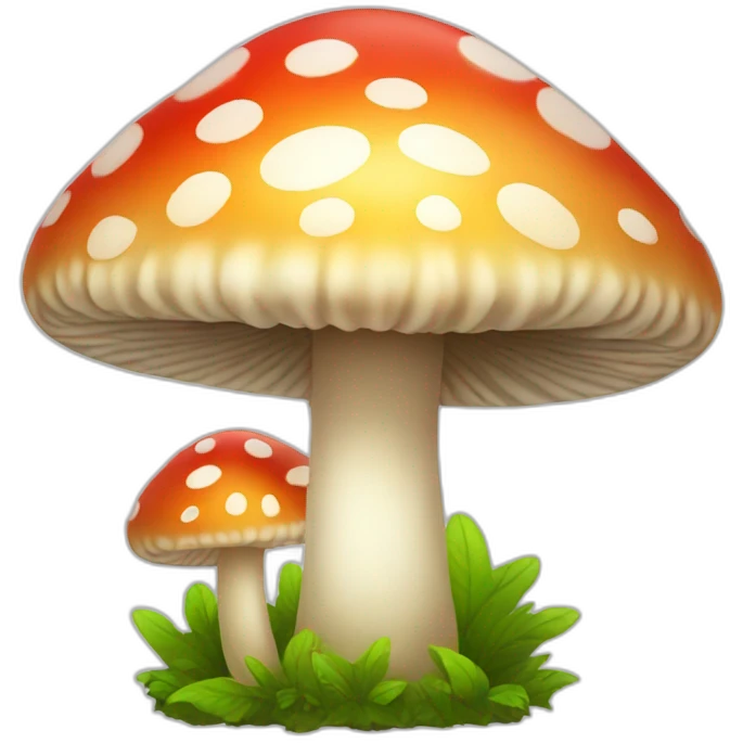 vibrant mushroom emoji