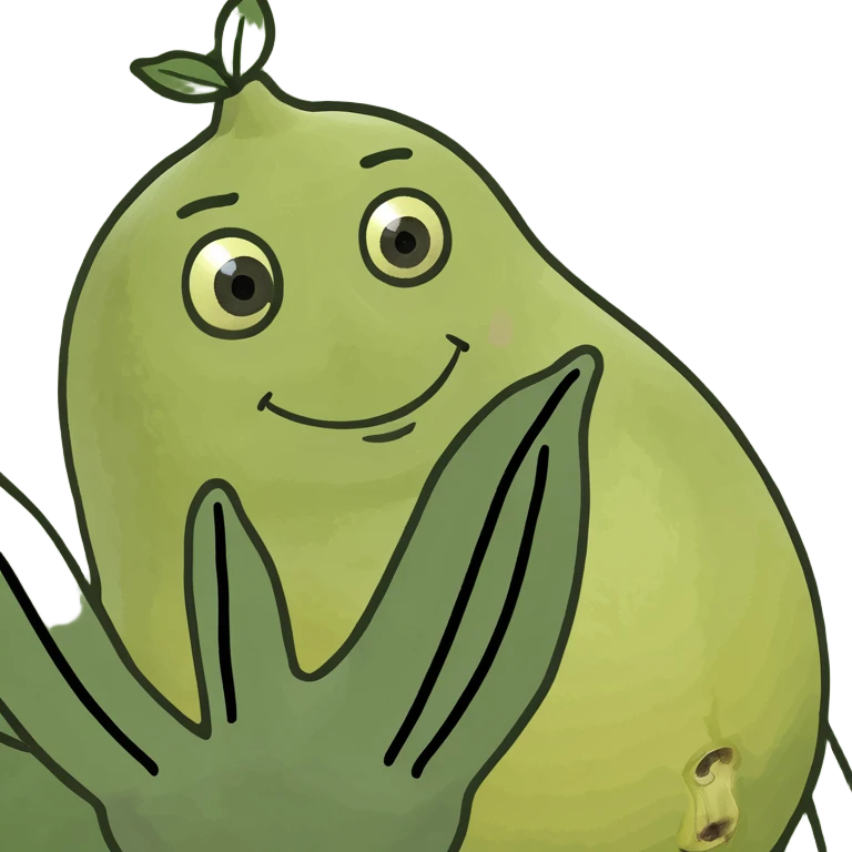 Fingers in lemon  emoji