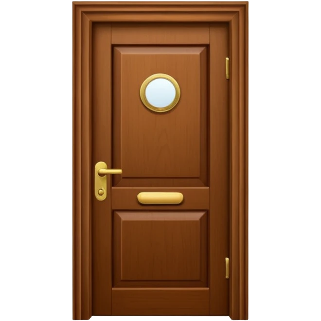 hotel room door modern emoji