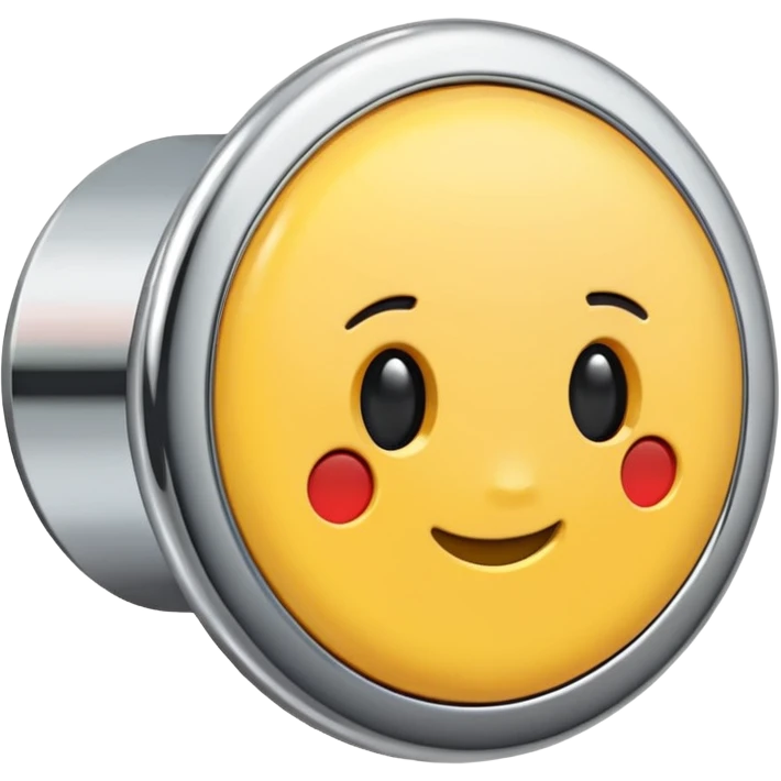 Metal Bath plug, plain, no smiley faces, no emojies emoji
