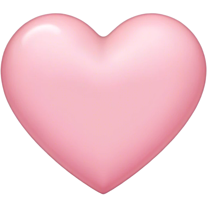 light pink heart emoji