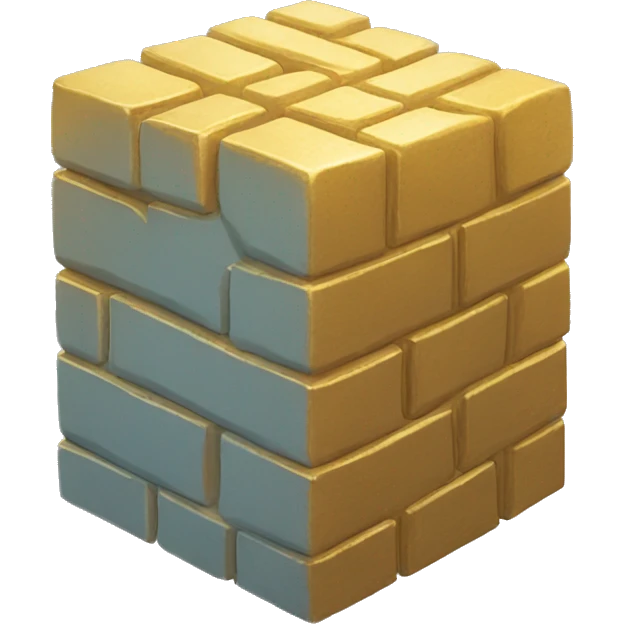 Golden brick block emoji