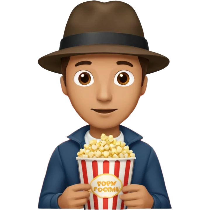 man movie theater emoji
