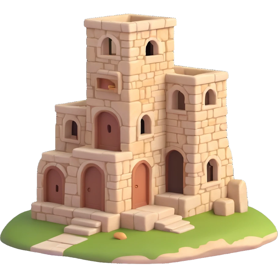 Palestinian old stone home emoji