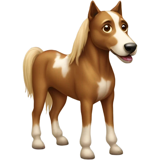 dog on a horse  emoji