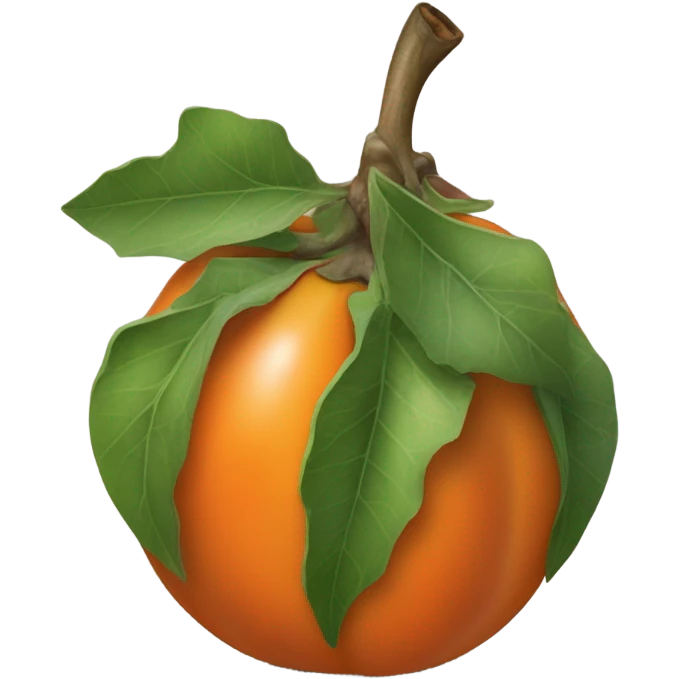 persimmon  emoji