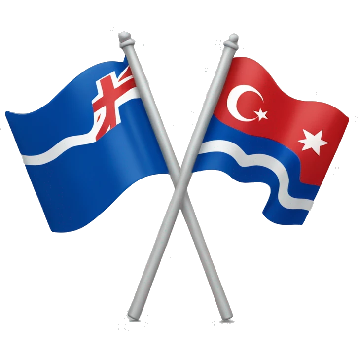 Icelandic and Turkish flag emoji