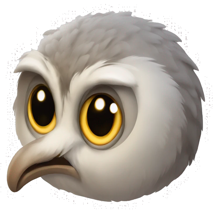 owl bites hare  emoji
